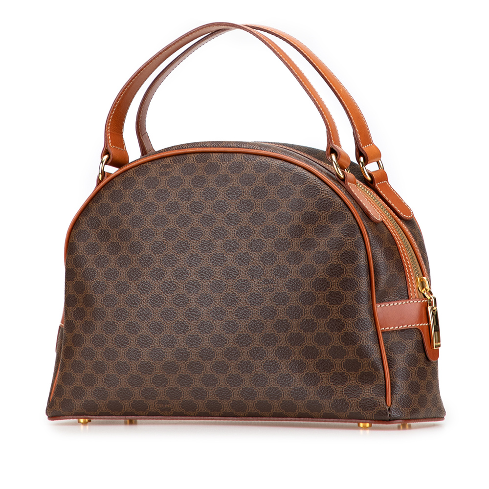 Pre-Loved Celine Macadam Coated Canvas Dome Handbag - Picture 2 of 7